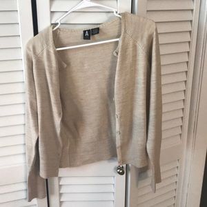 Tan cardigan